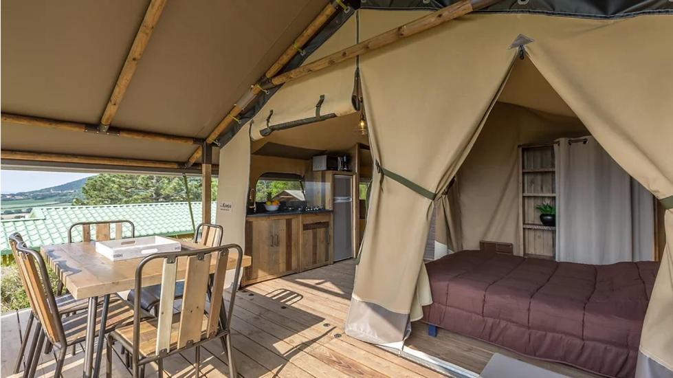 Camping La Vaugelette - Drome Montclar-sur-Gervanne 객실 사진